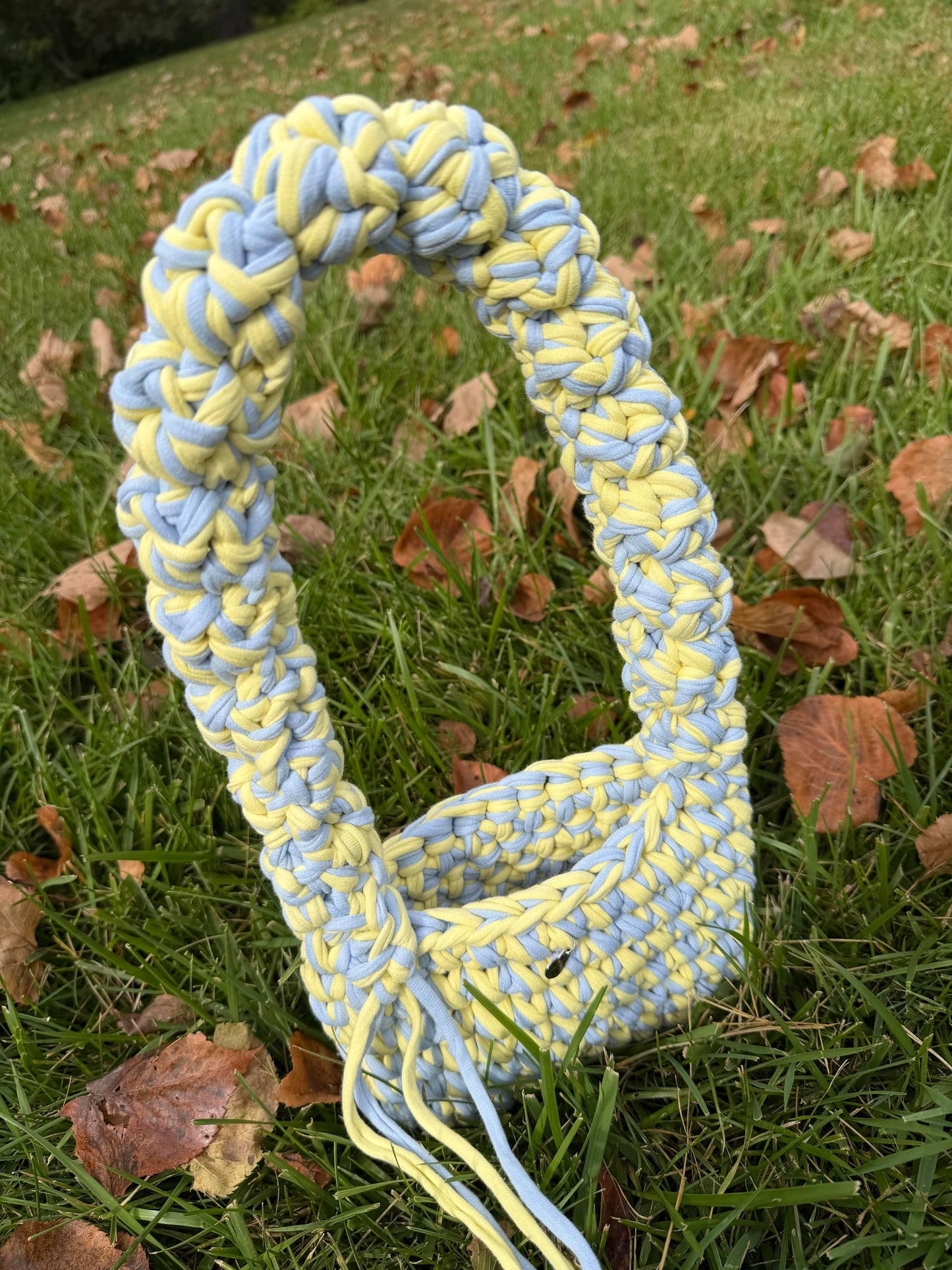 MUSHROOM Shoulder bag - Blue Yellow