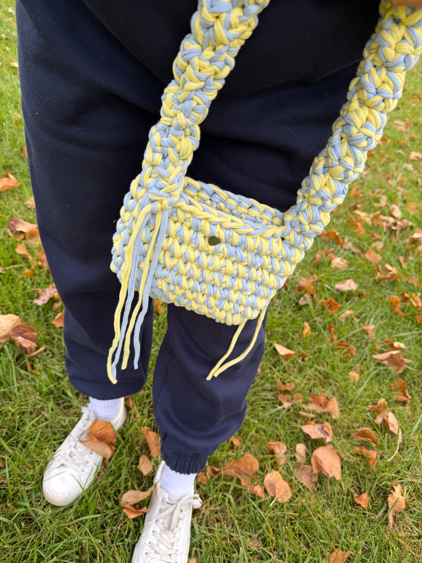 MUSHROOM Shoulder bag - Blue Yellow