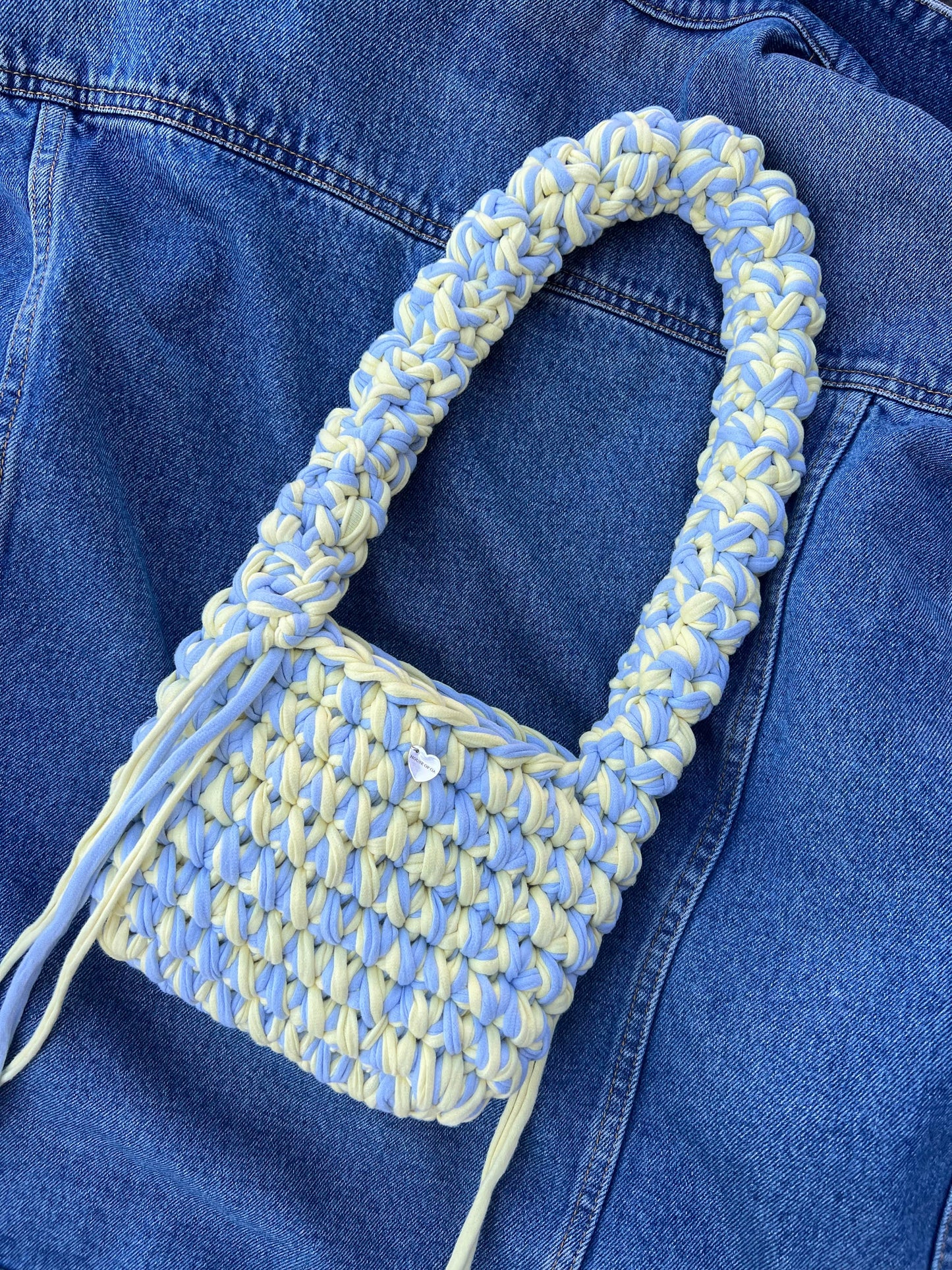 MUSHROOM Shoulder bag - Blue Yellow