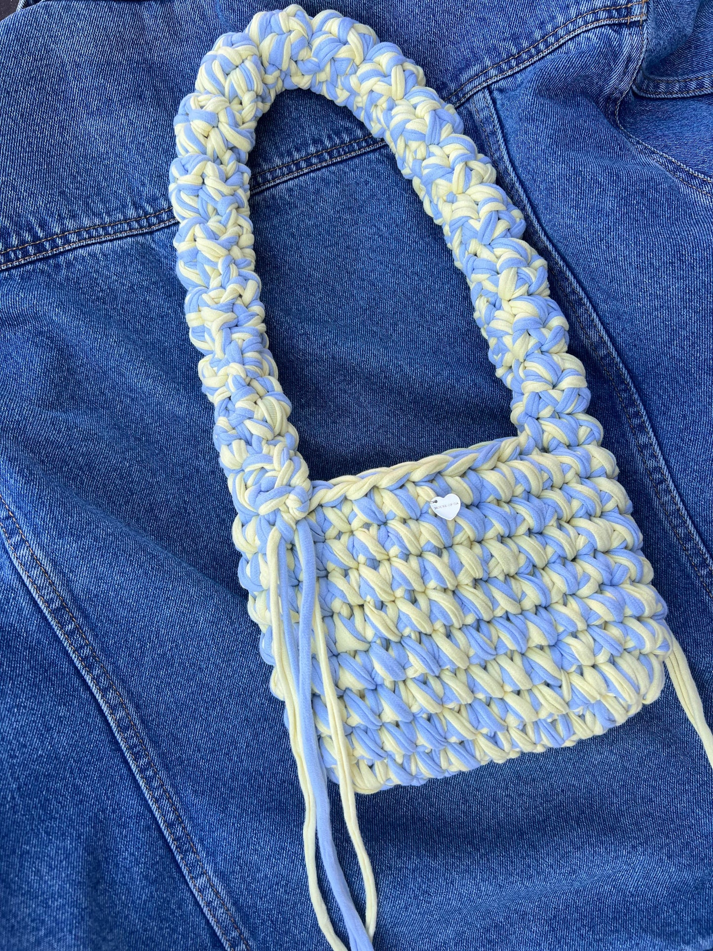 MUSHROOM Shoulder bag - Blue Yellow