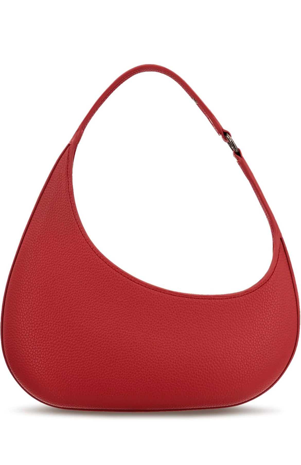 Leather Moon Shoulder Bag
