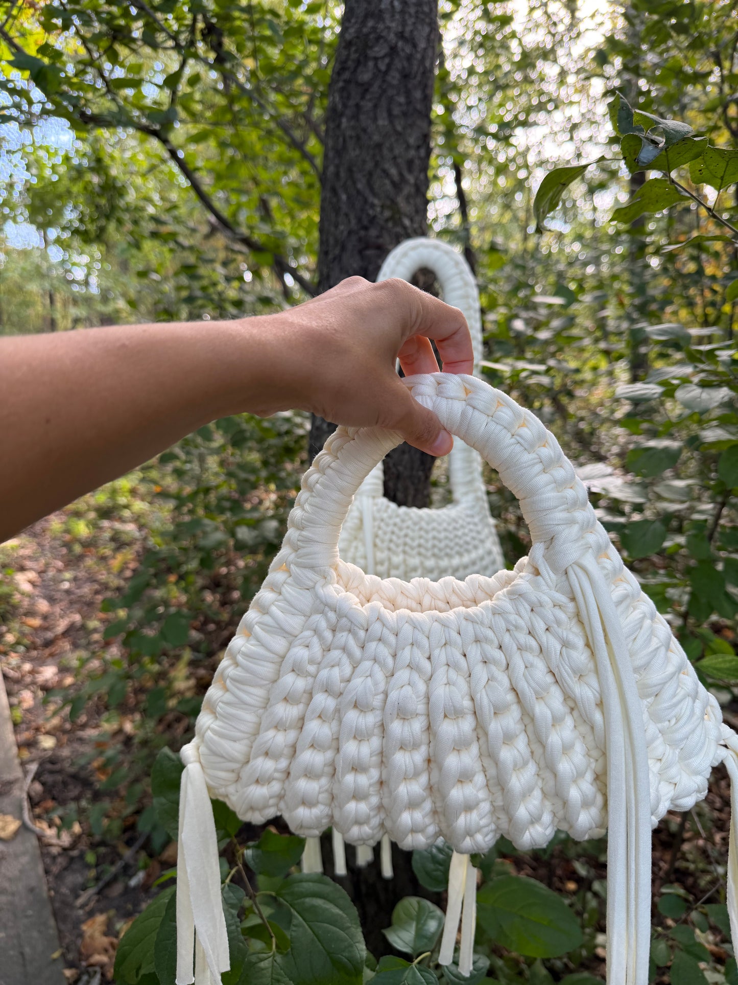 CLEO Handbag - Milky white