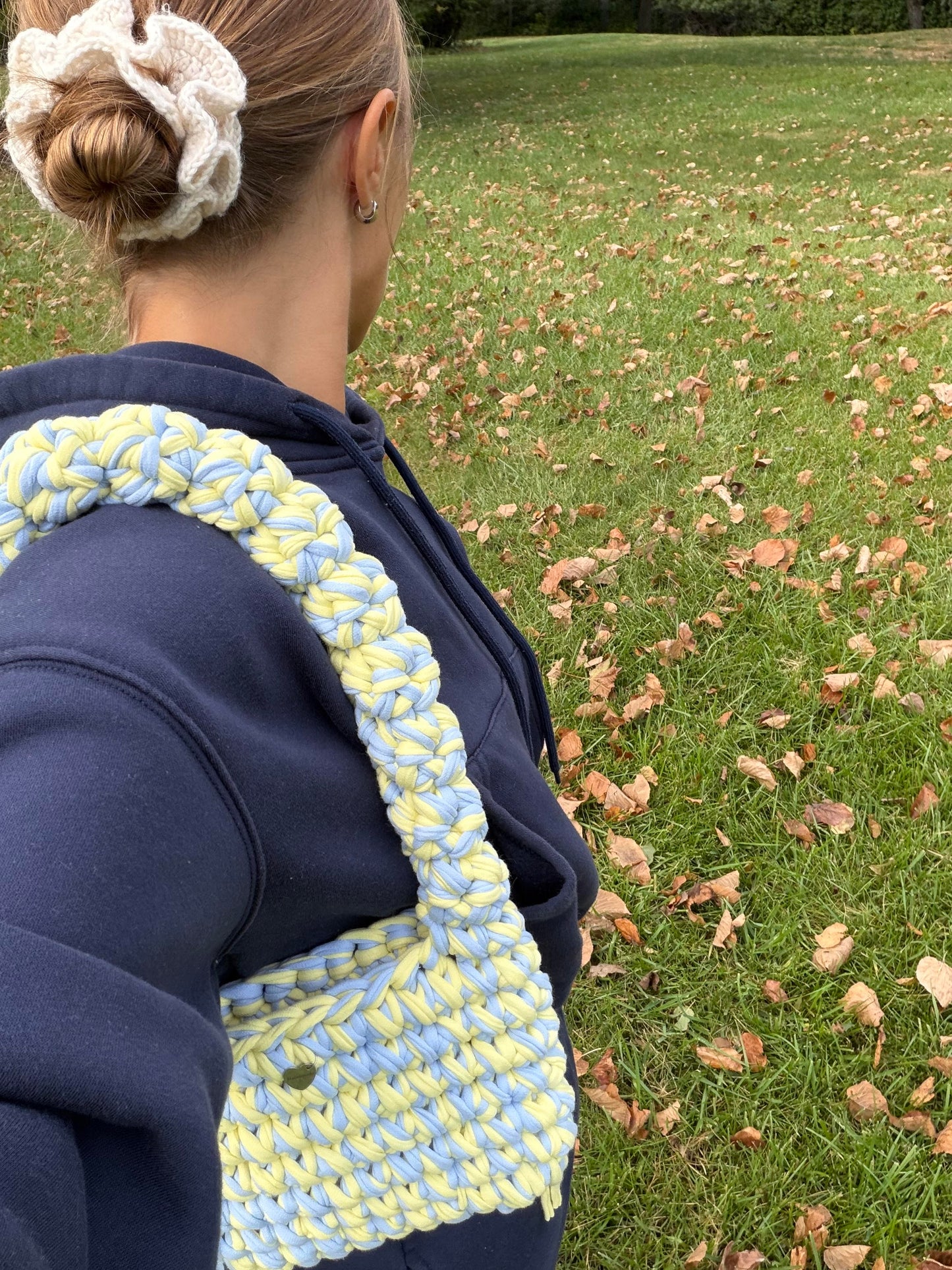 MUSHROOM Shoulder bag - Blue Yellow