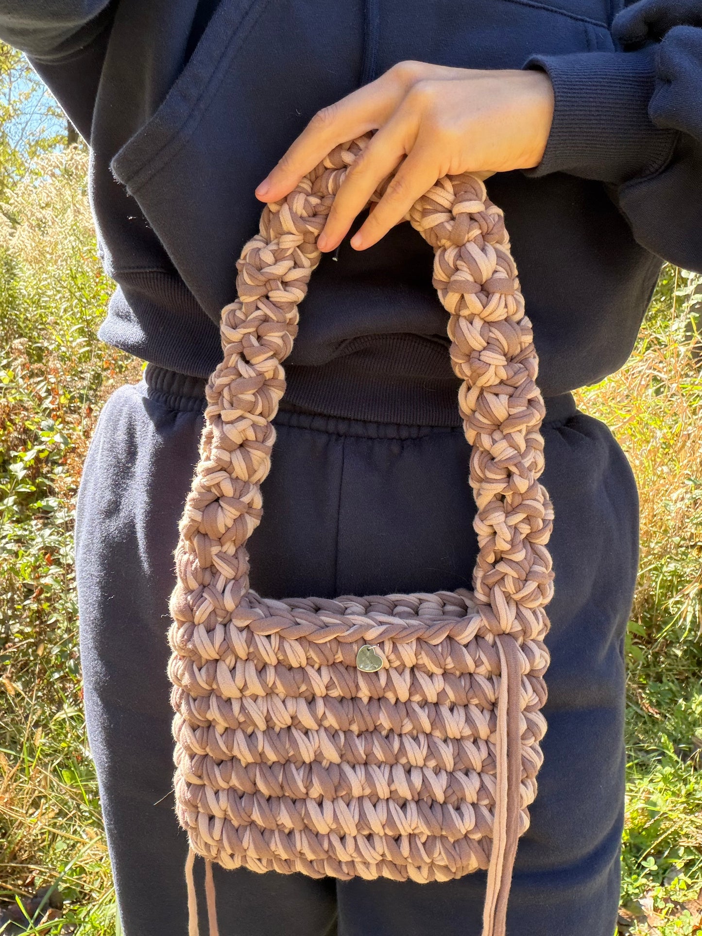 MUSHROOM Shoulder bag - Blue Yellow