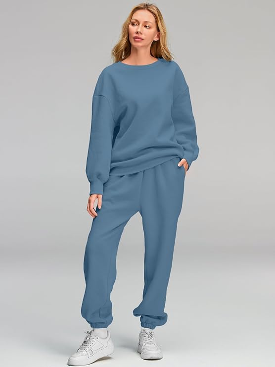 Oversized Crewneck and Sweatpants Set