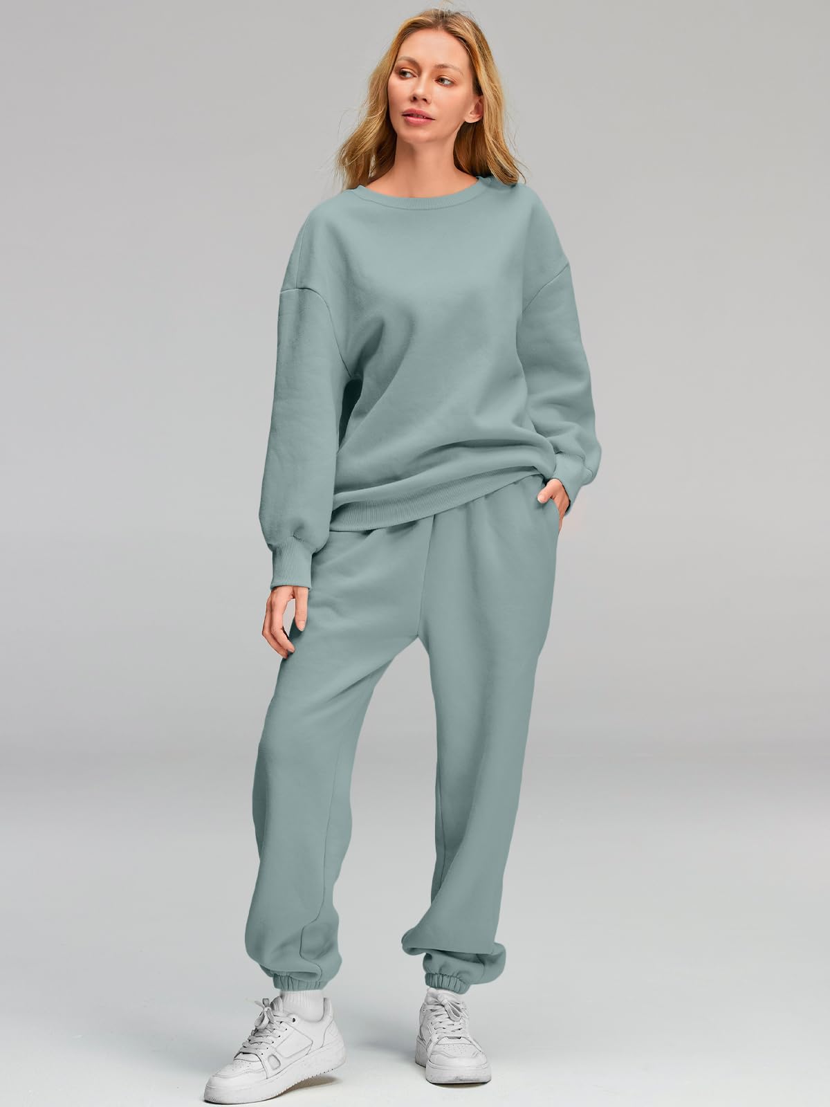 Oversized Crewneck and Sweatpants Set