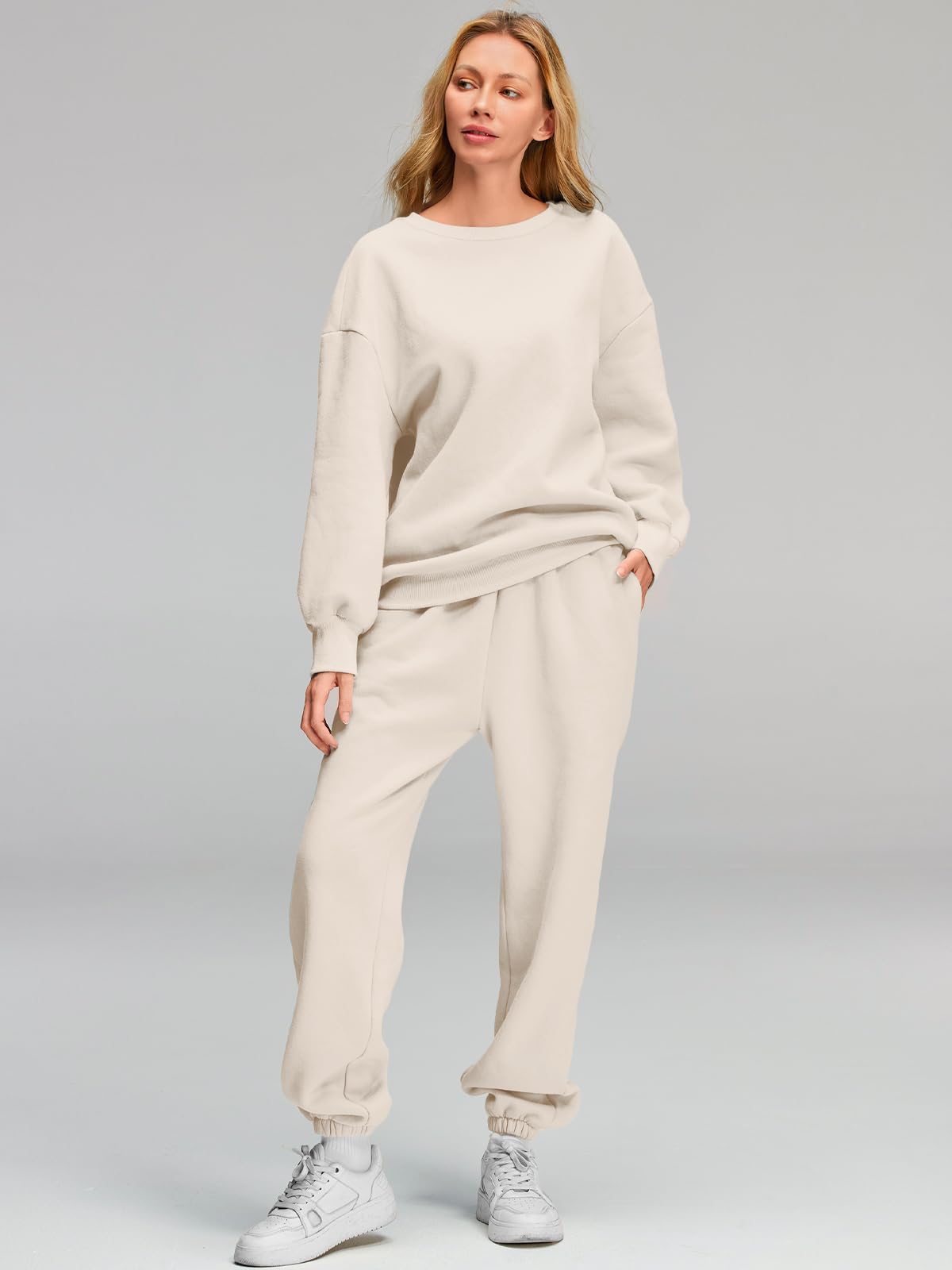 Oversized Crewneck and Sweatpants Set