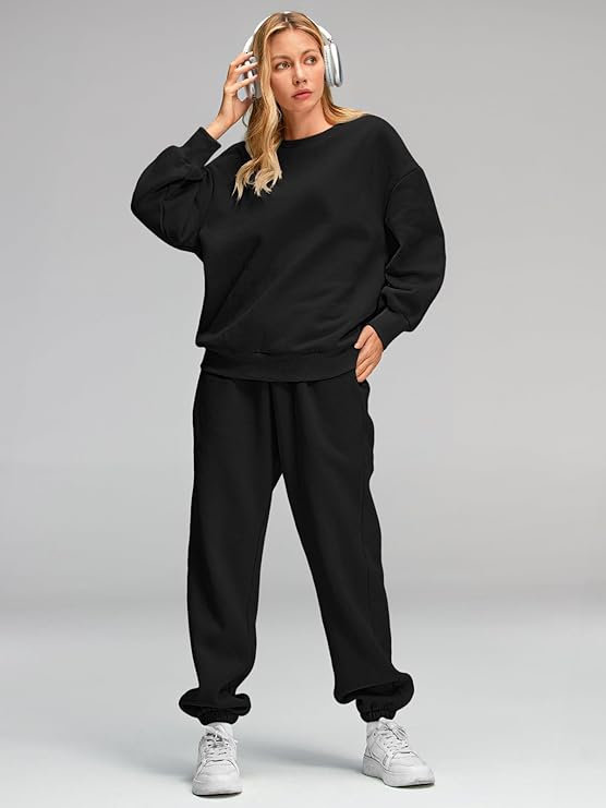 Oversized Crewneck and Sweatpants Set