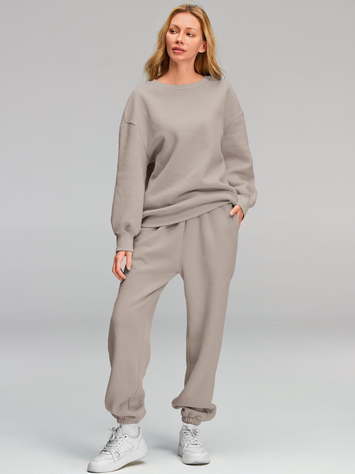 Oversized Crewneck and Sweatpants Set
