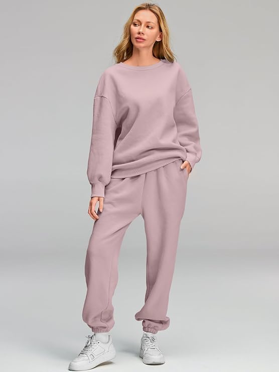Oversized Crewneck and Sweatpants Set