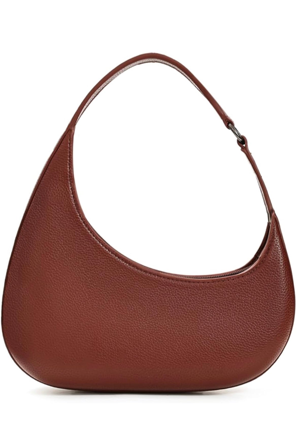 Leather Moon Shoulder Bag