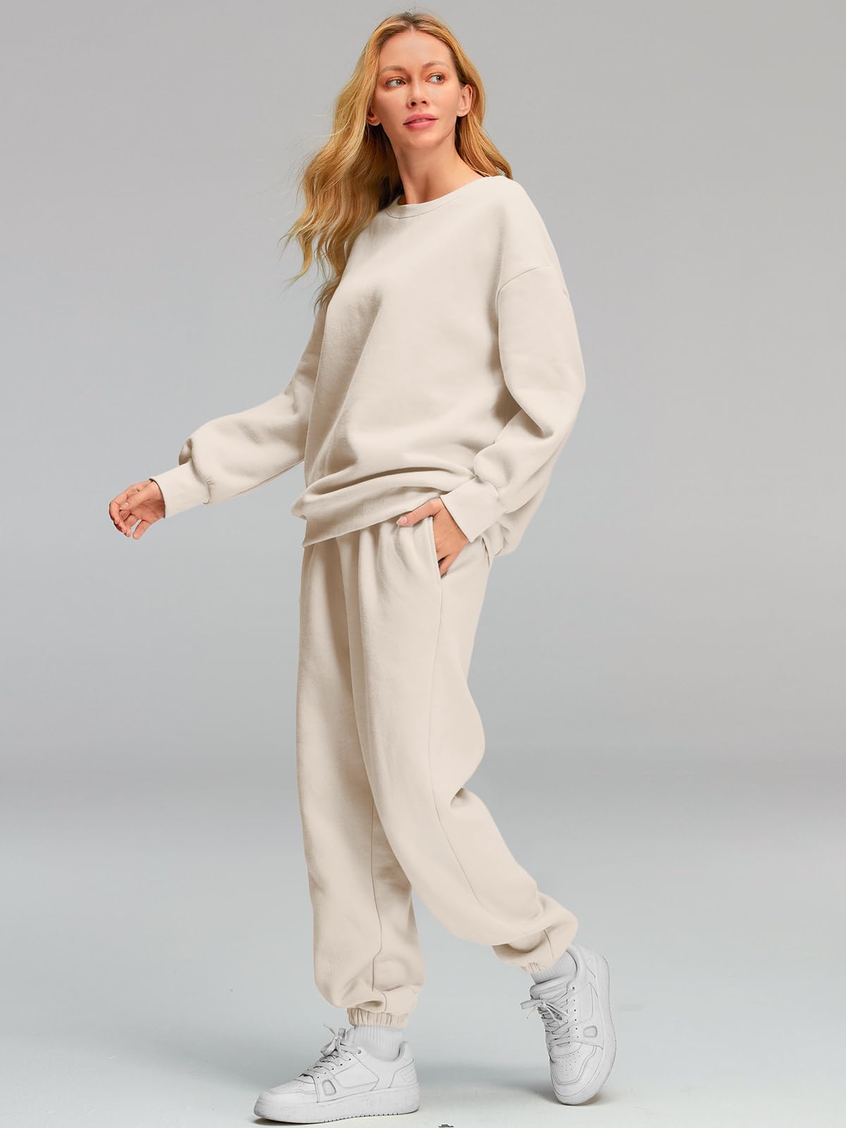 Oversized Crewneck and Sweatpants Set