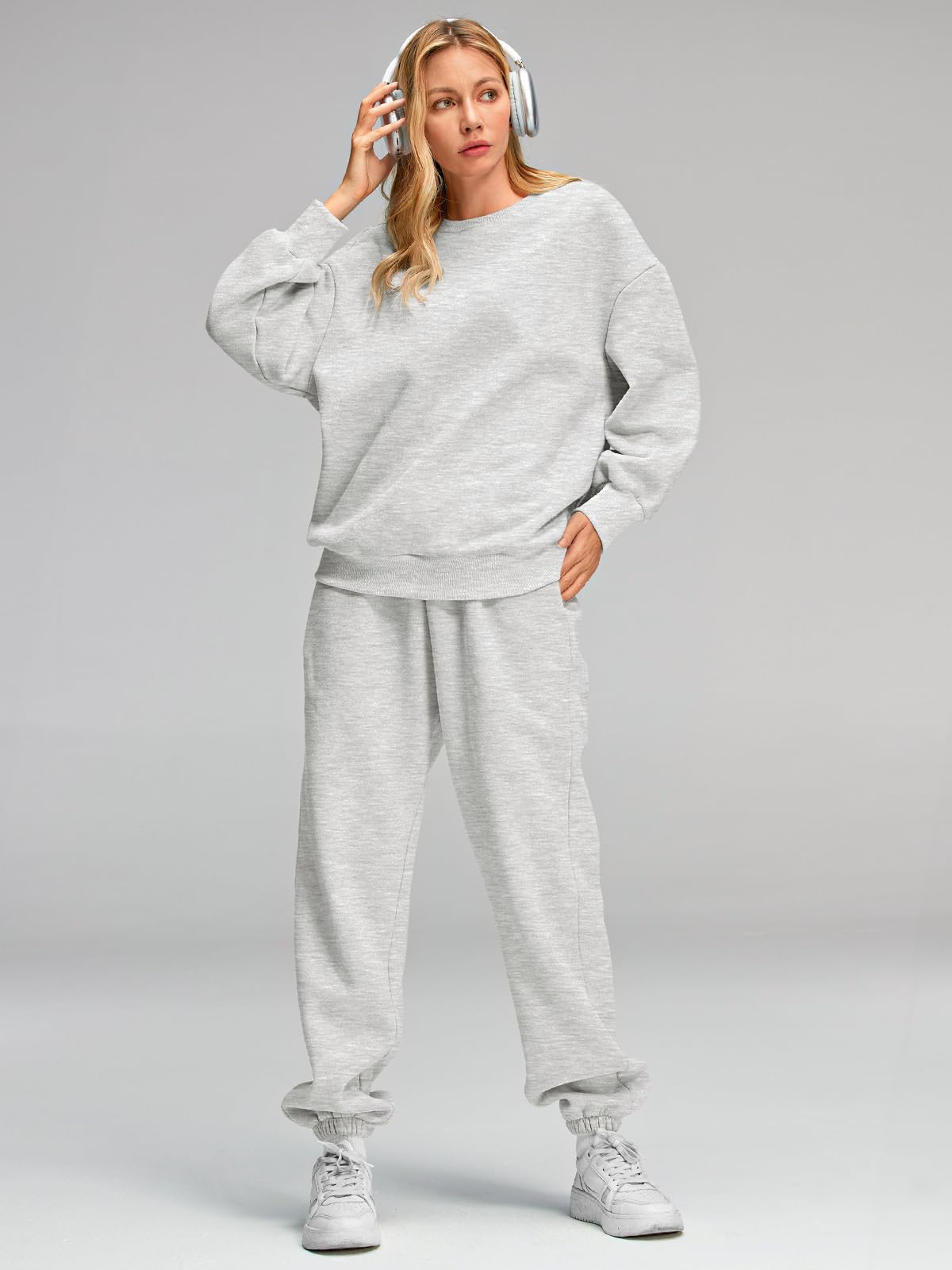 Oversized Crewneck and Sweatpants Set
