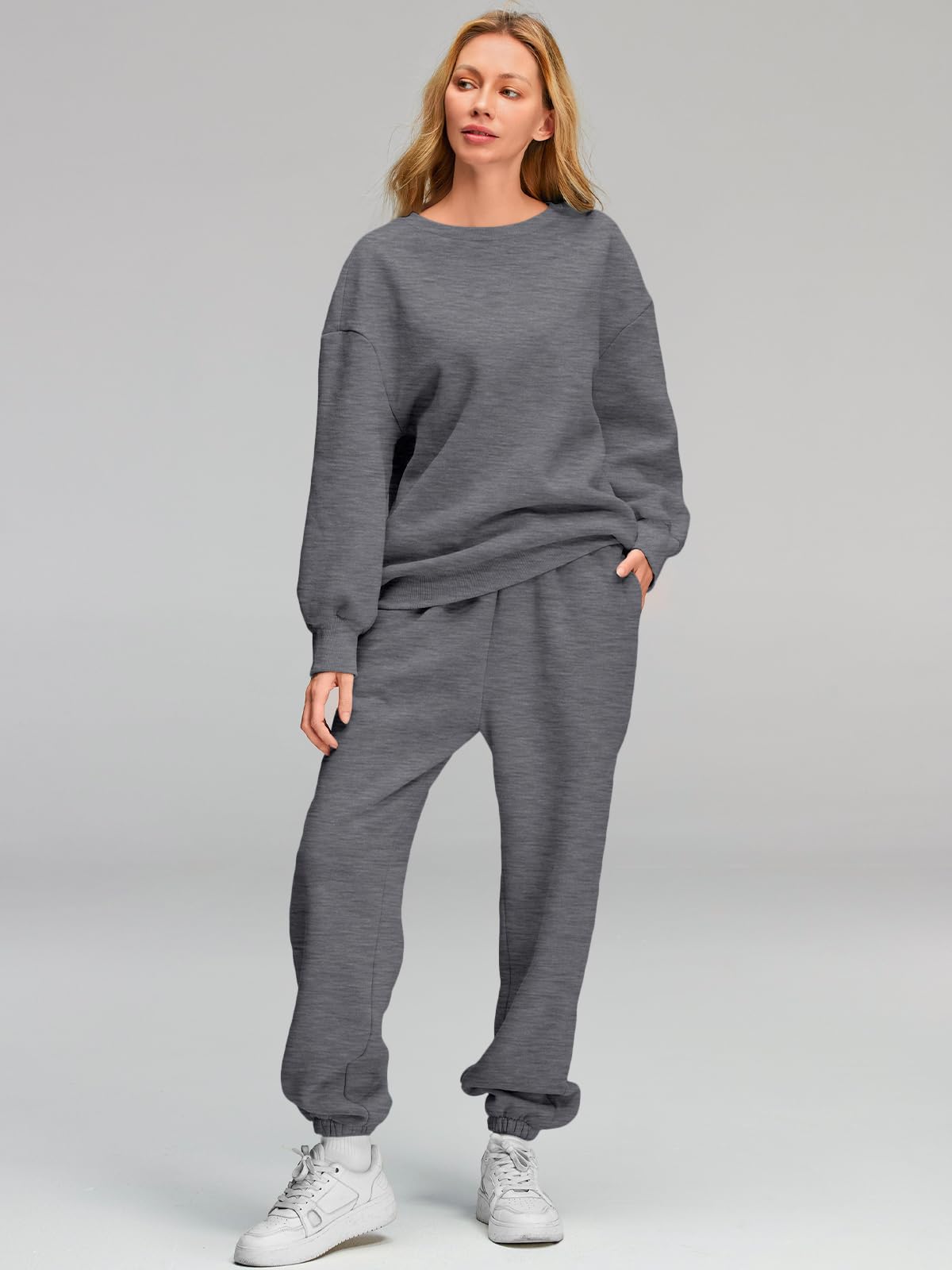 Oversized Crewneck and Sweatpants Set