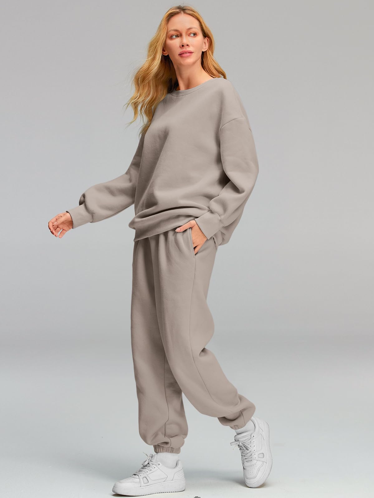 Oversized Crewneck and Sweatpants Set