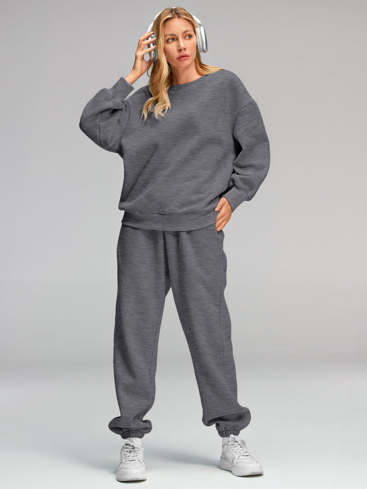 Oversized Crewneck and Sweatpants Set