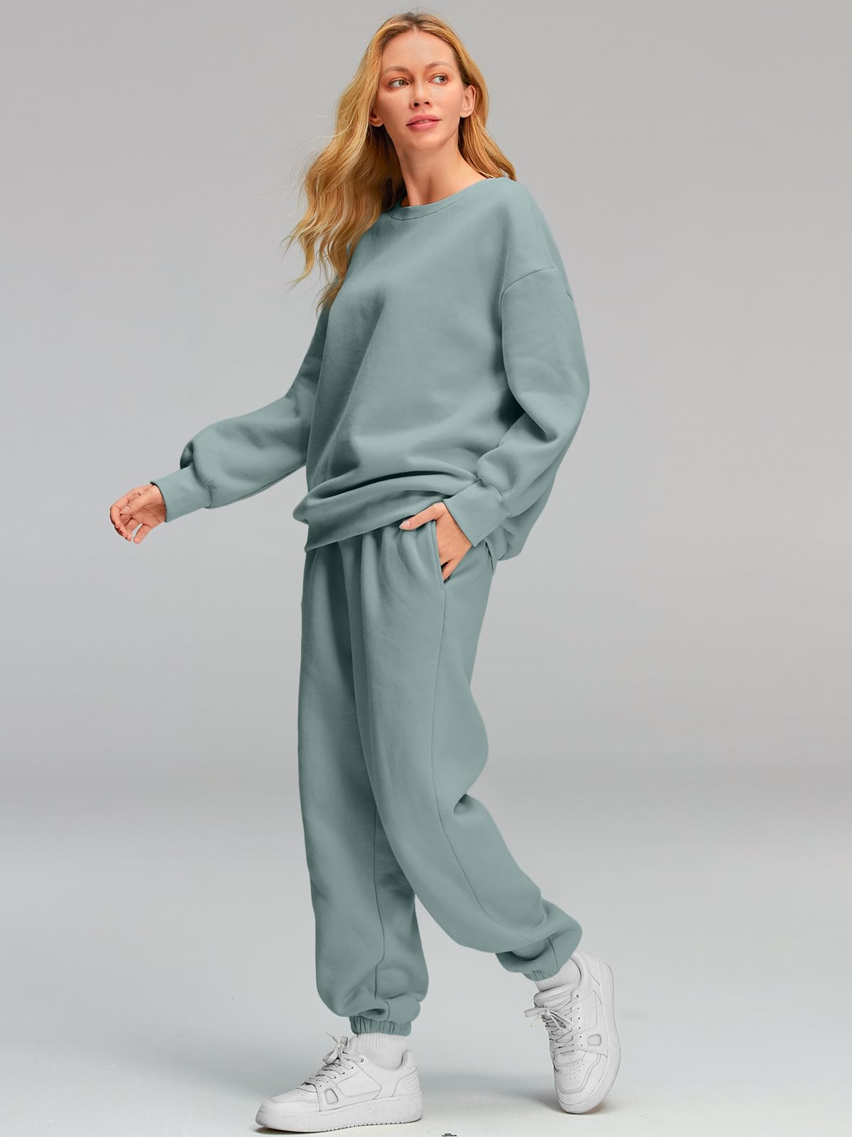 Oversized Crewneck and Sweatpants Set