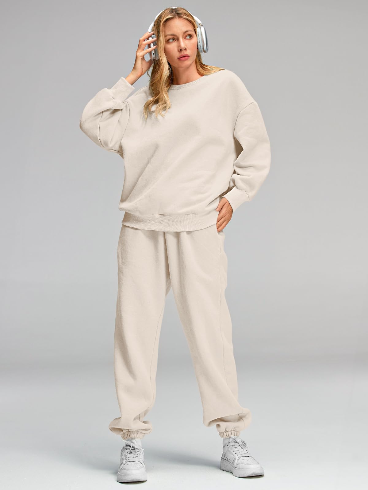 Oversized Crewneck and Sweatpants Set