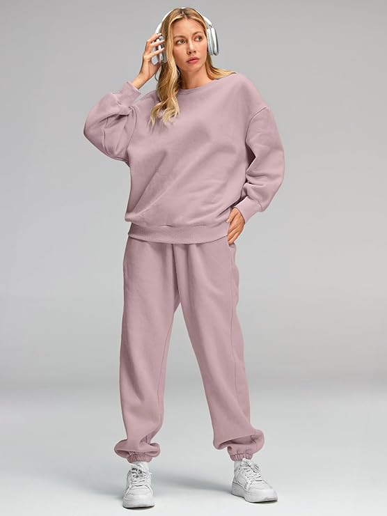 Oversized Crewneck and Sweatpants Set