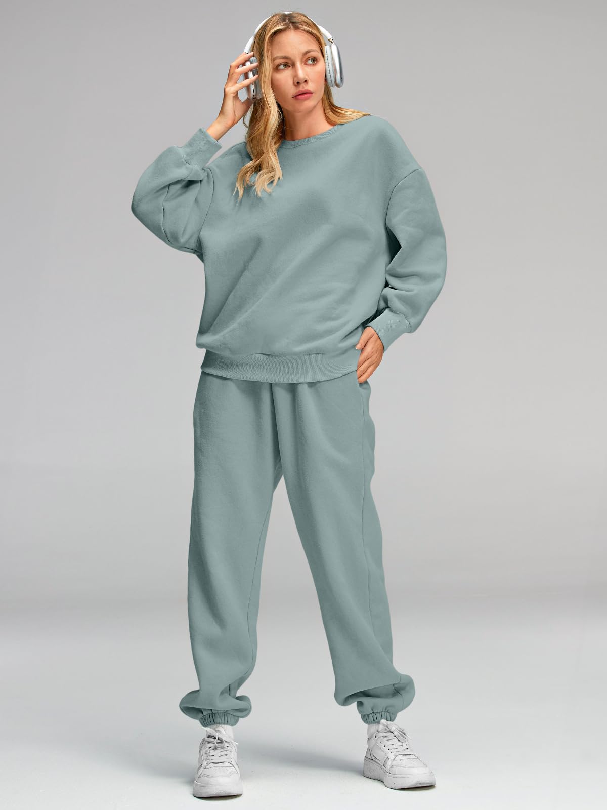 Oversized Crewneck and Sweatpants Set
