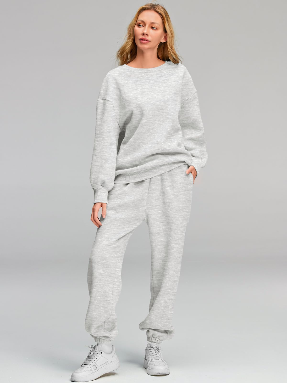 Oversized Crewneck and Sweatpants Set