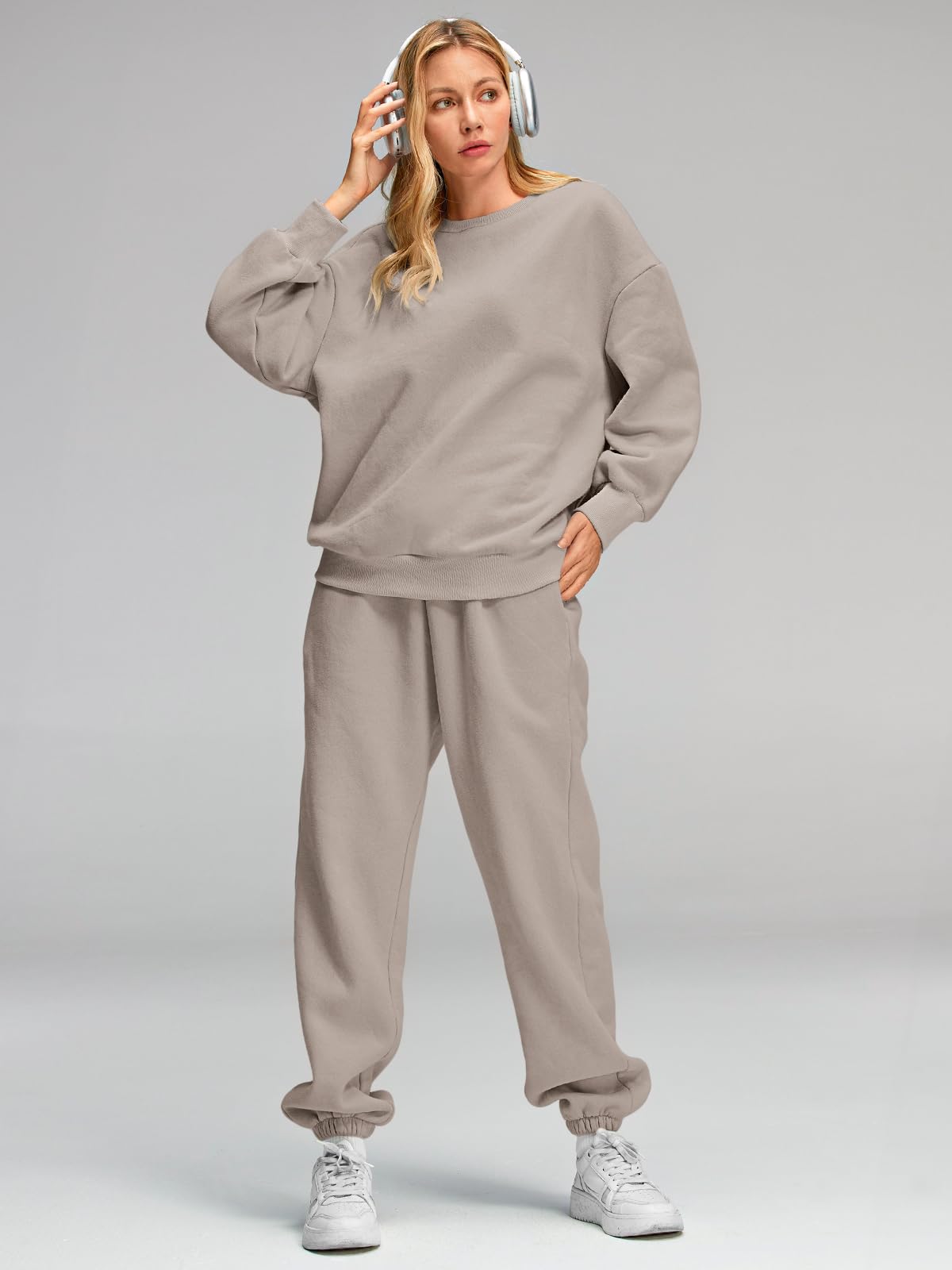 Oversized Crewneck and Sweatpants Set