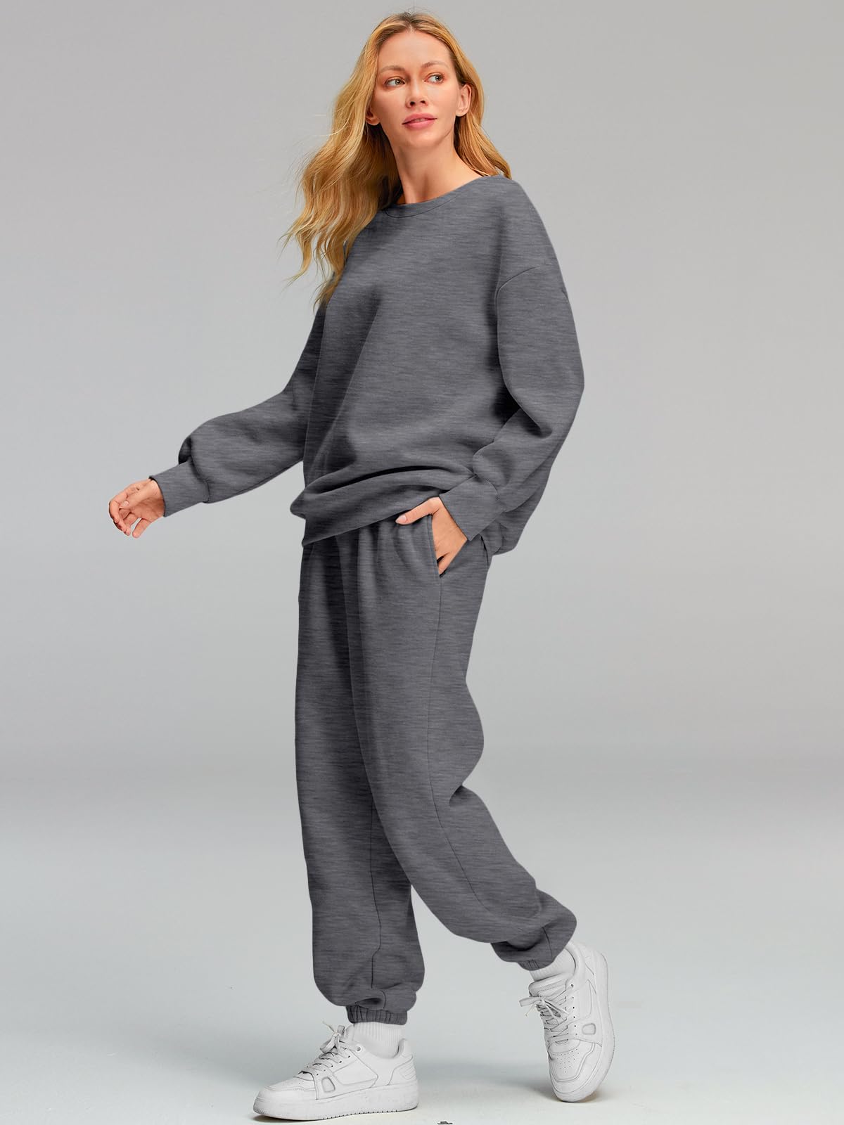 Oversized Crewneck and Sweatpants Set