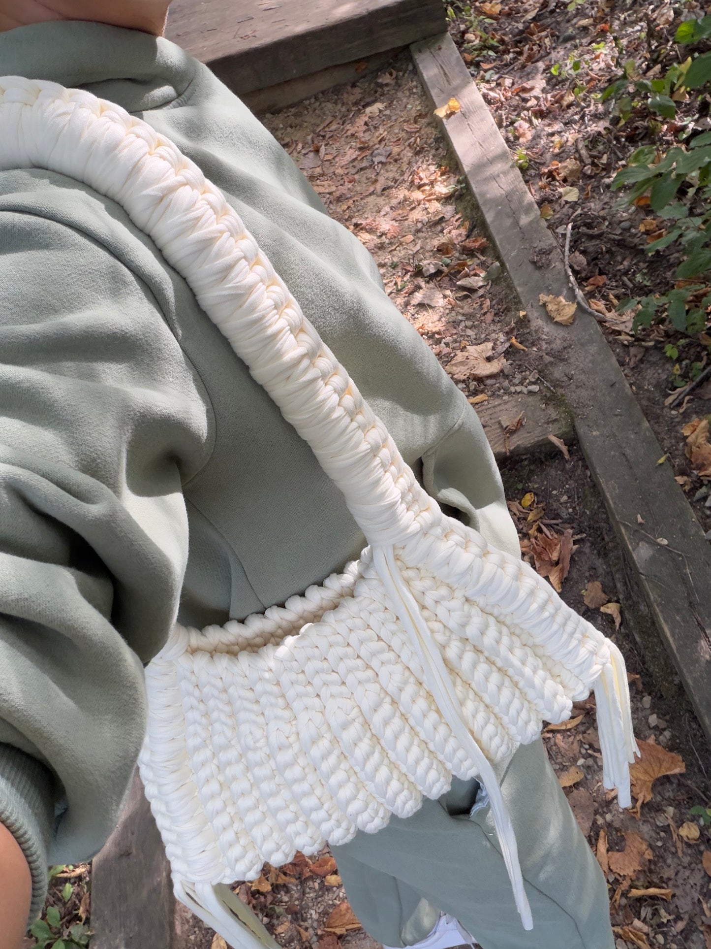 CLEO Shoulder Bag -Milky White