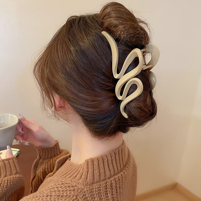 Wavy Hair Claw Clip