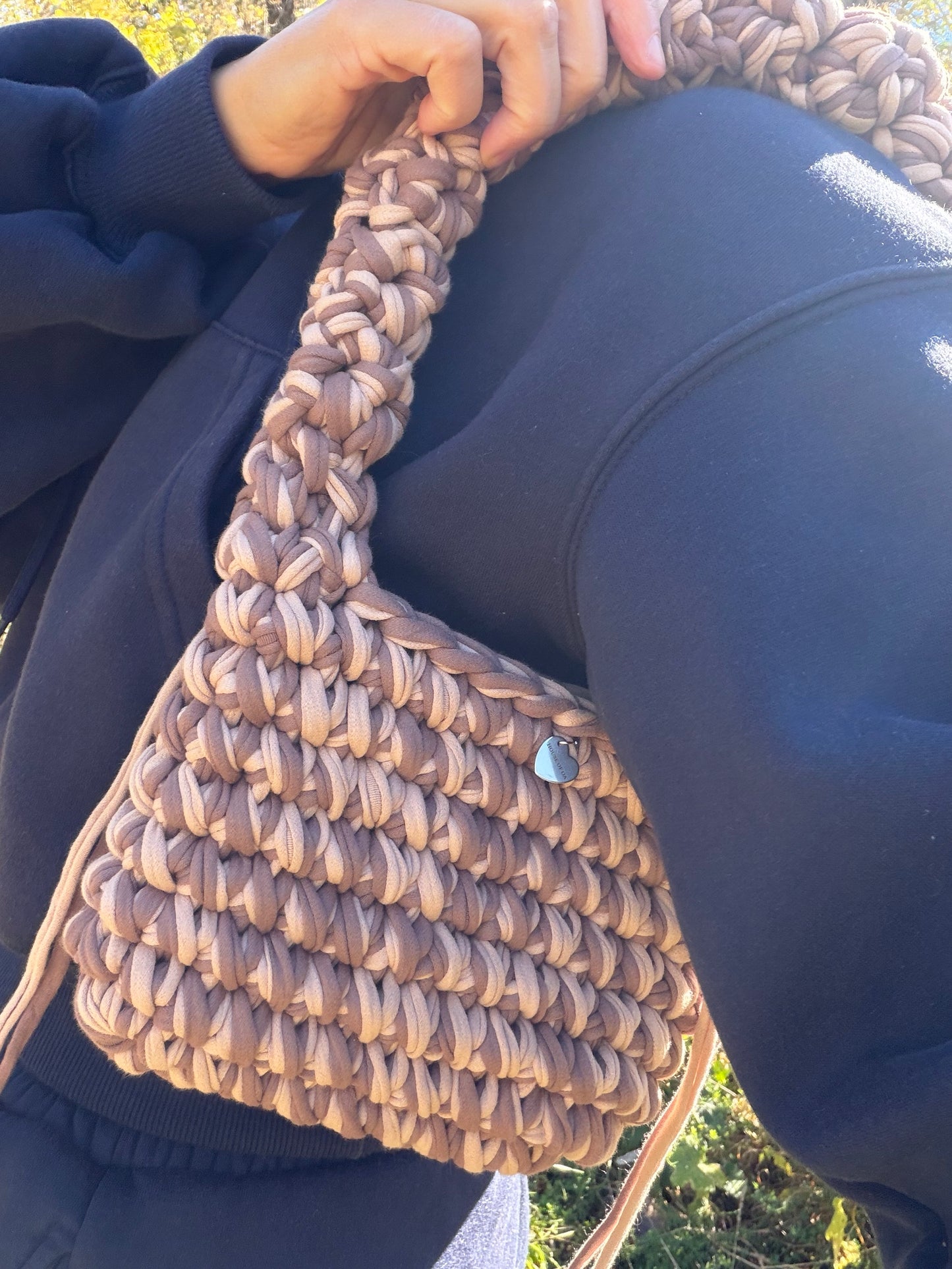 MUSHROOM Shoulder bag - Blue Yellow