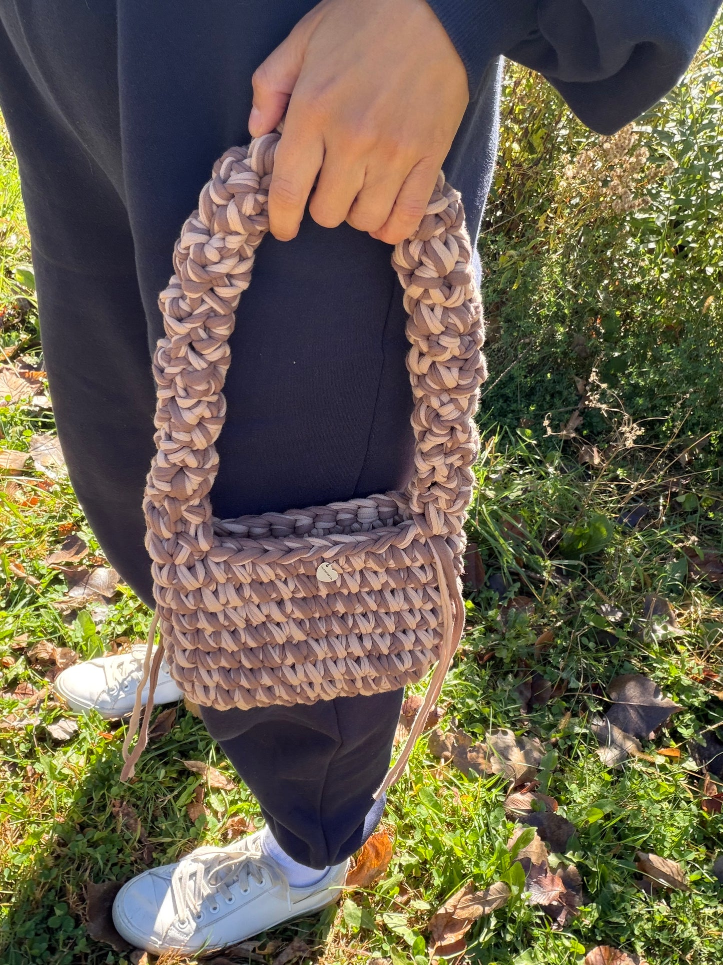 MUSHROOM Shoulder bag - Blue Yellow