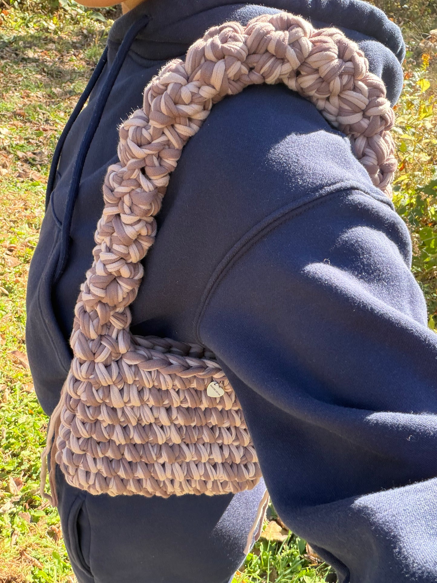 MUSHROOM Shoulder bag - Blue Yellow