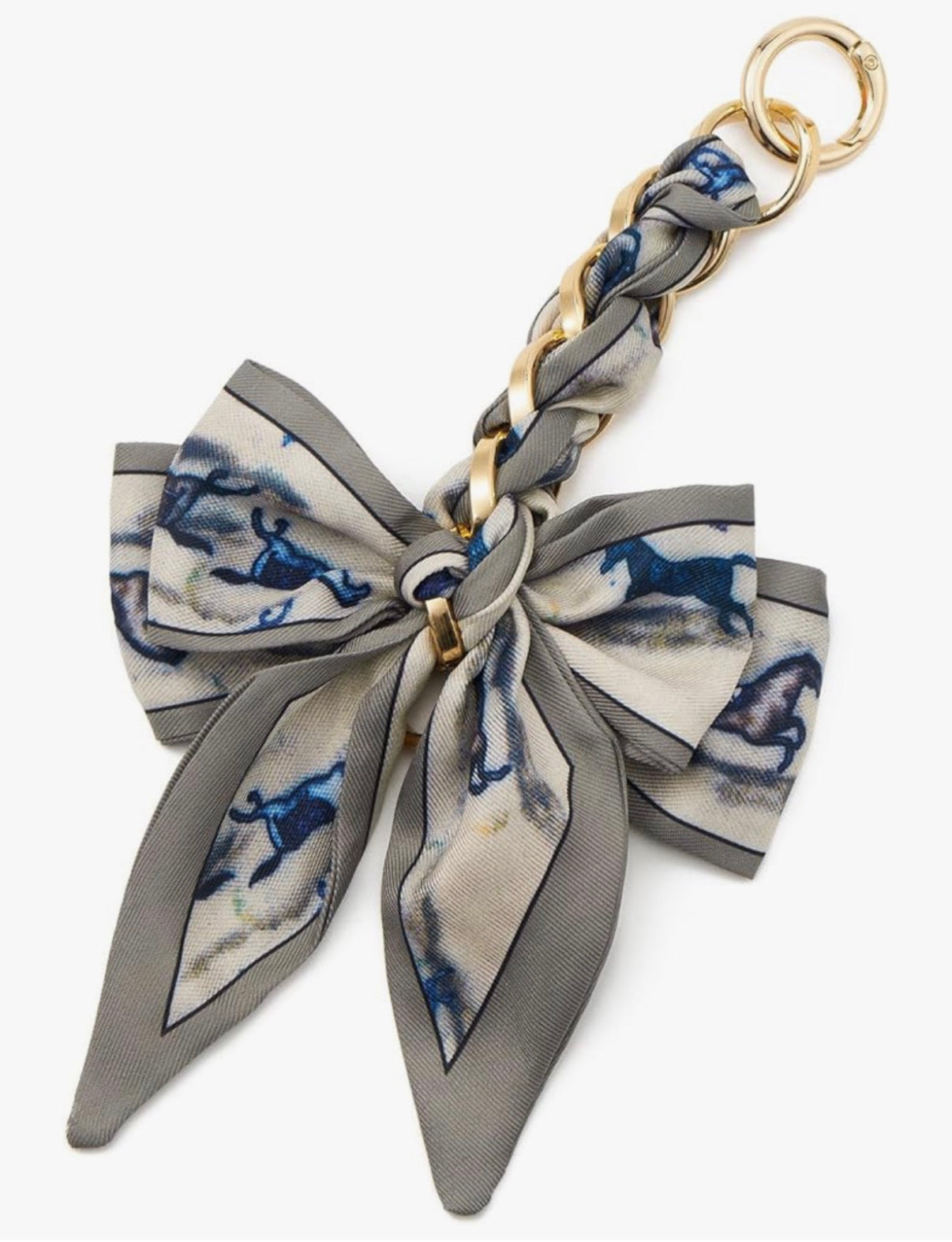 Bag Bow Charm - Gray