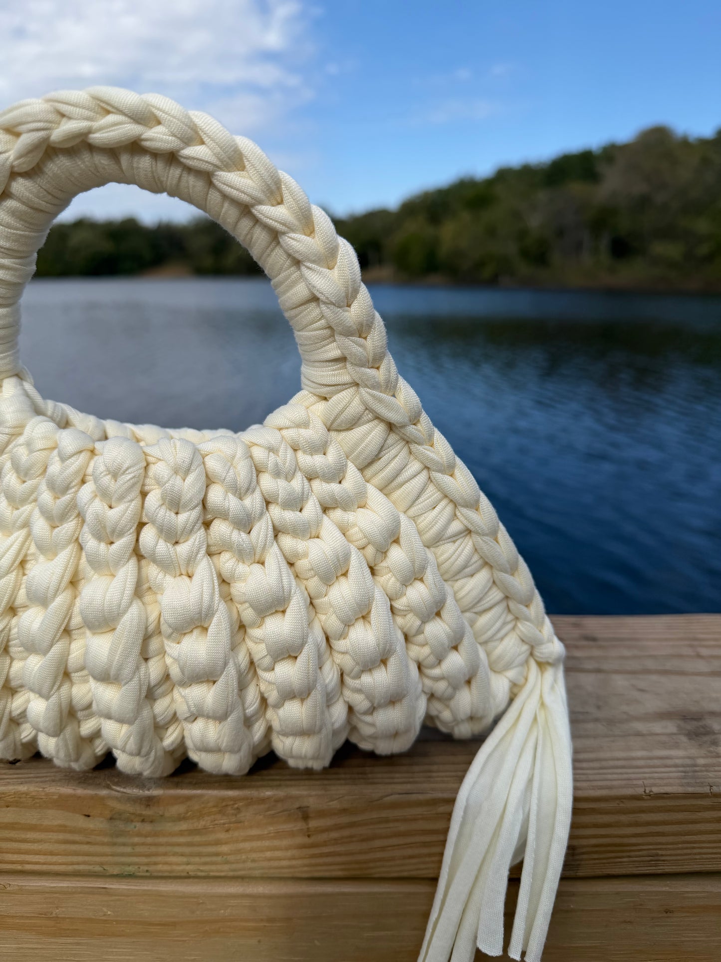 CLEO Handbag - Milky white