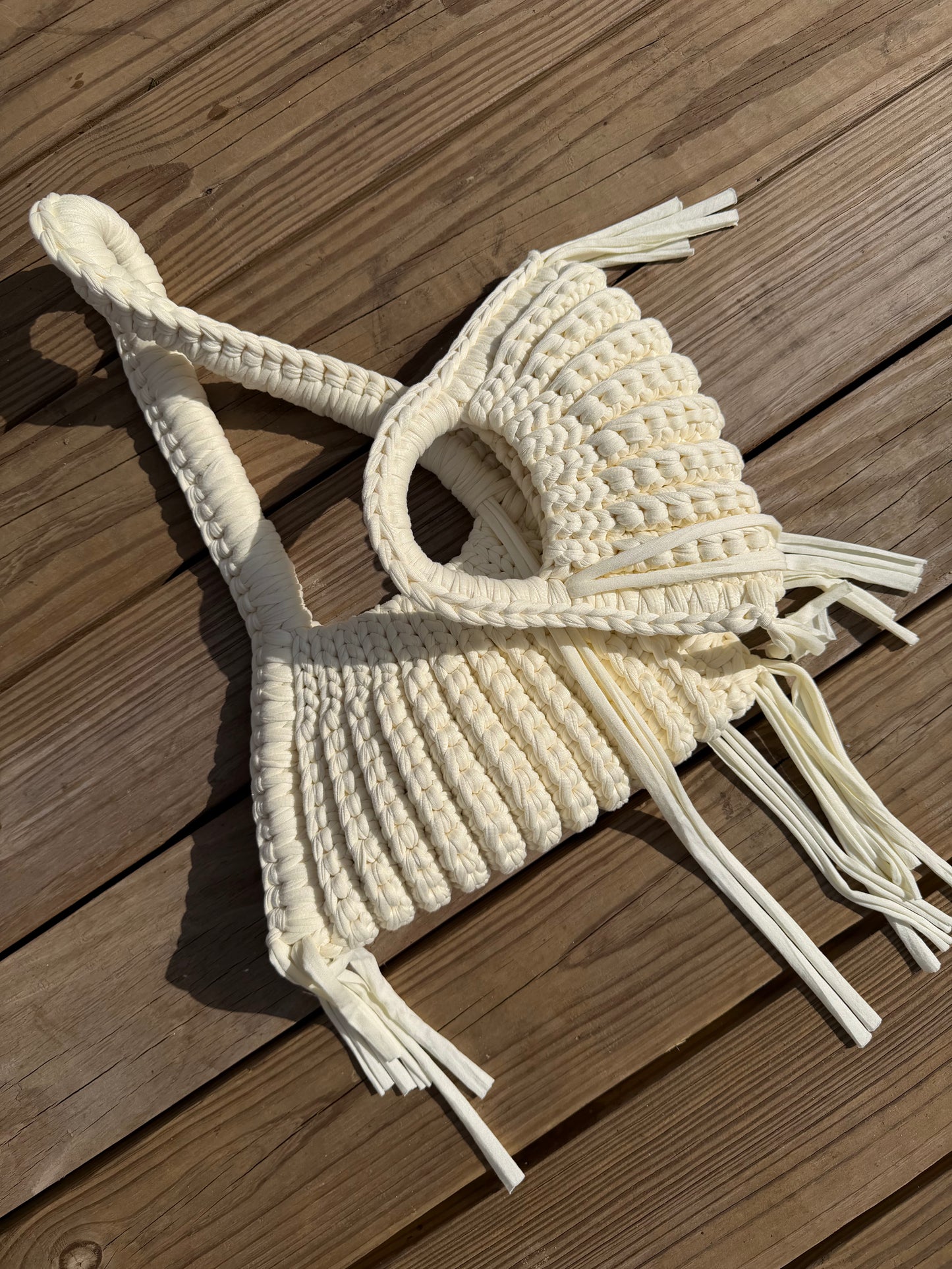 CLEO Handbag - Milky white
