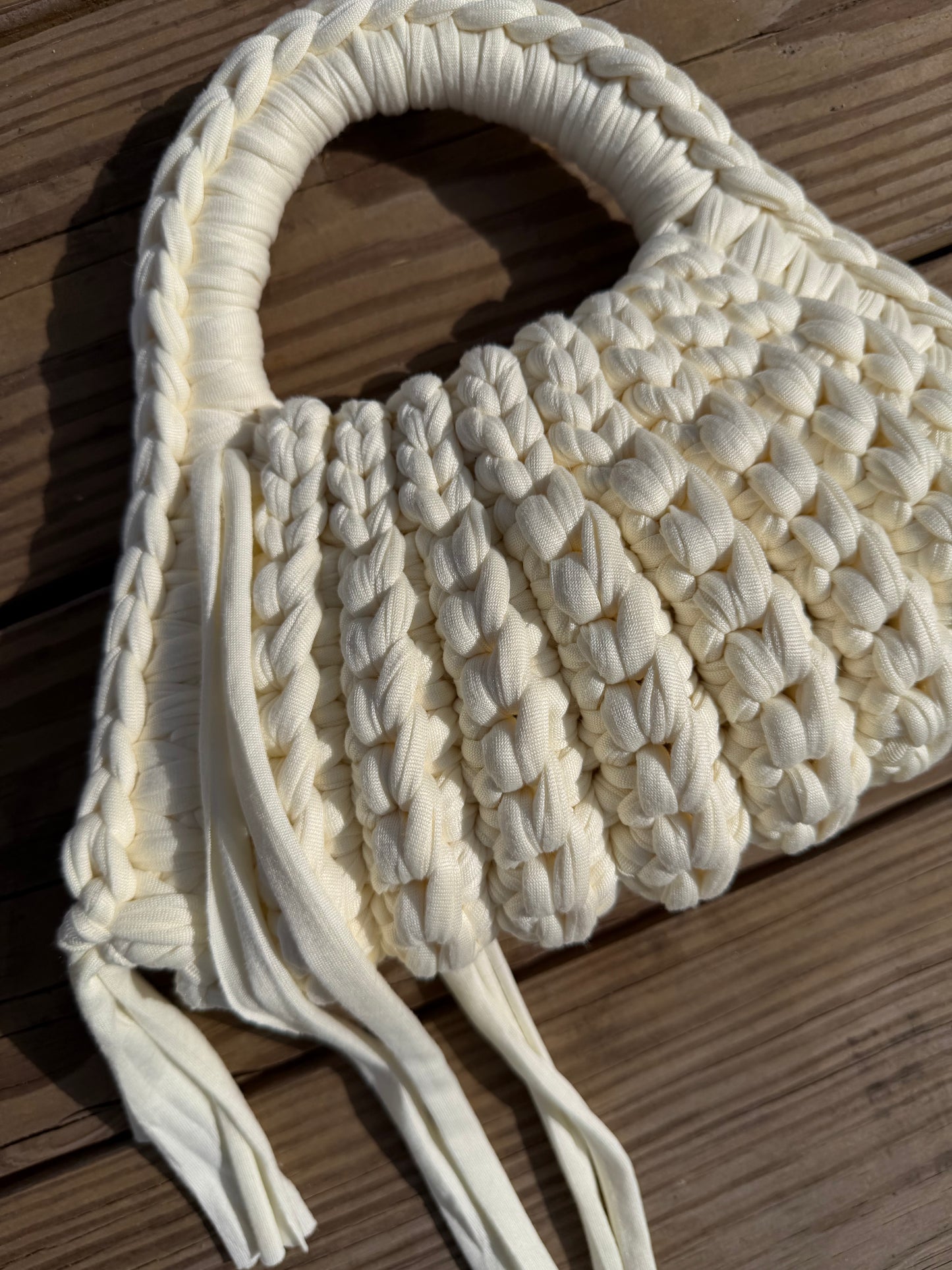 CLEO Handbag - Milky white