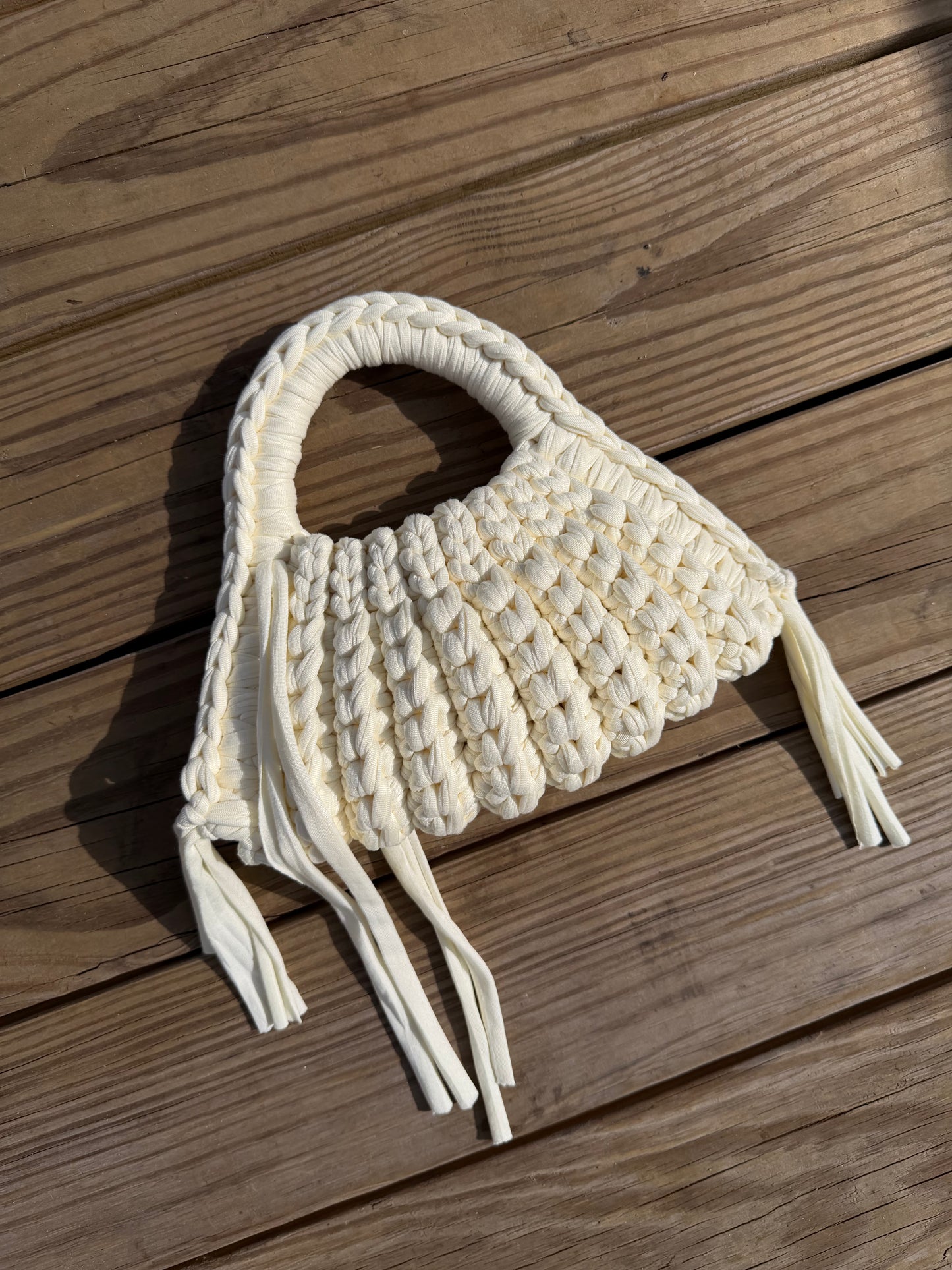 CLEO Handbag - Milky white