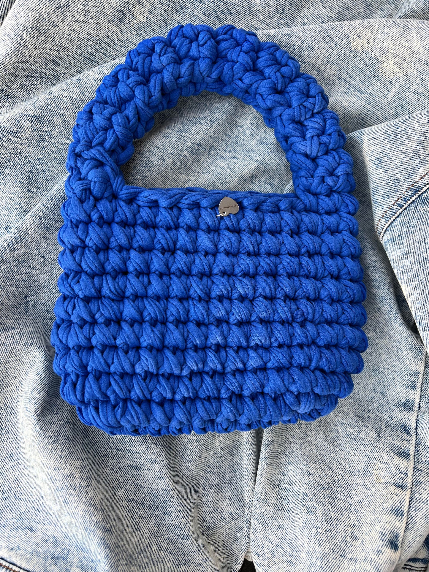 MUSHROOM Hand Bag - Blue