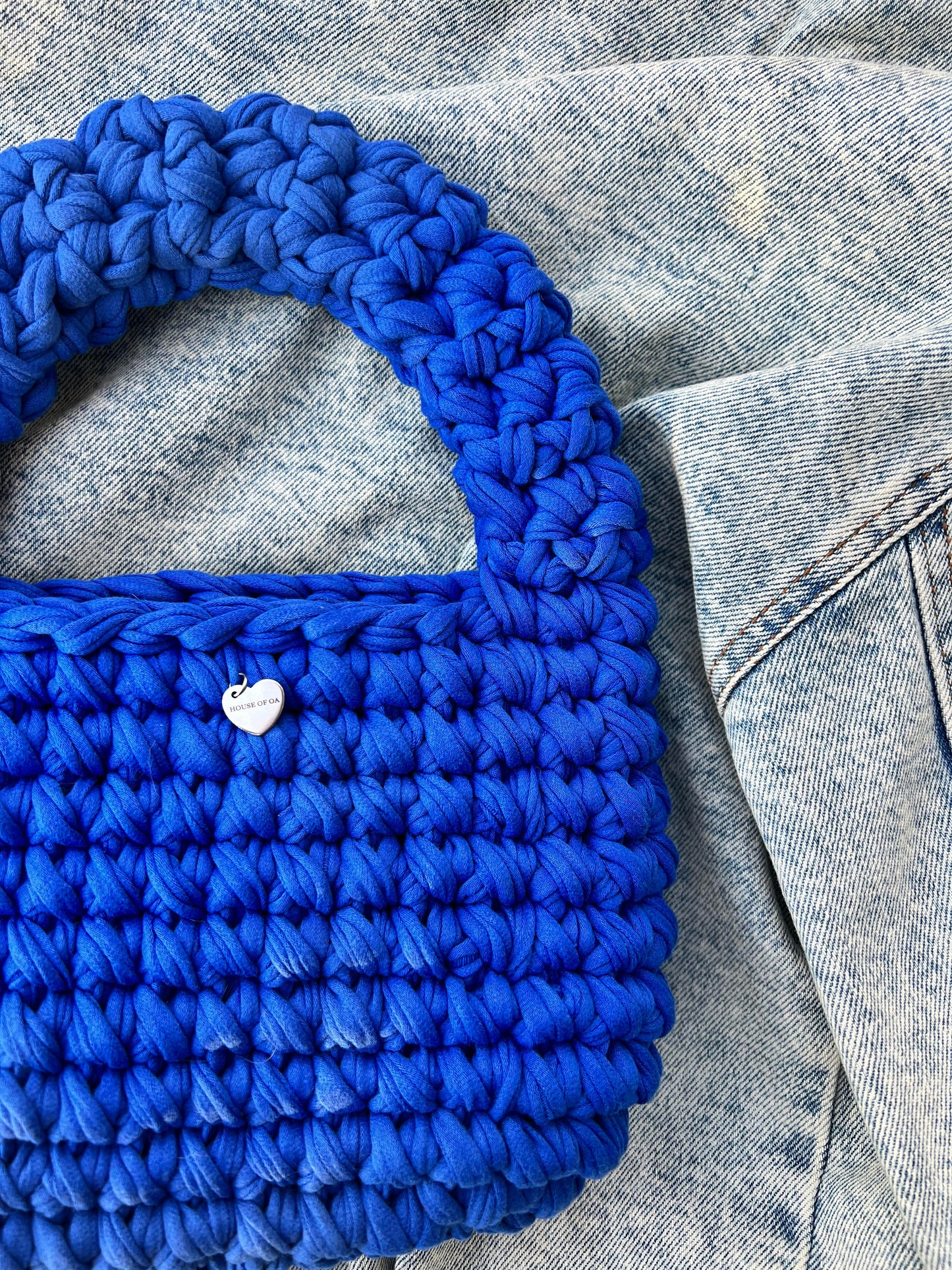 MUSHROOM Hand Bag - Blue