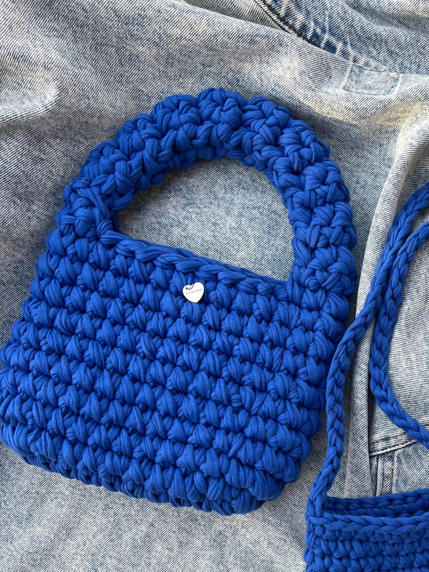 MUSHROOM Hand Bag - Blue