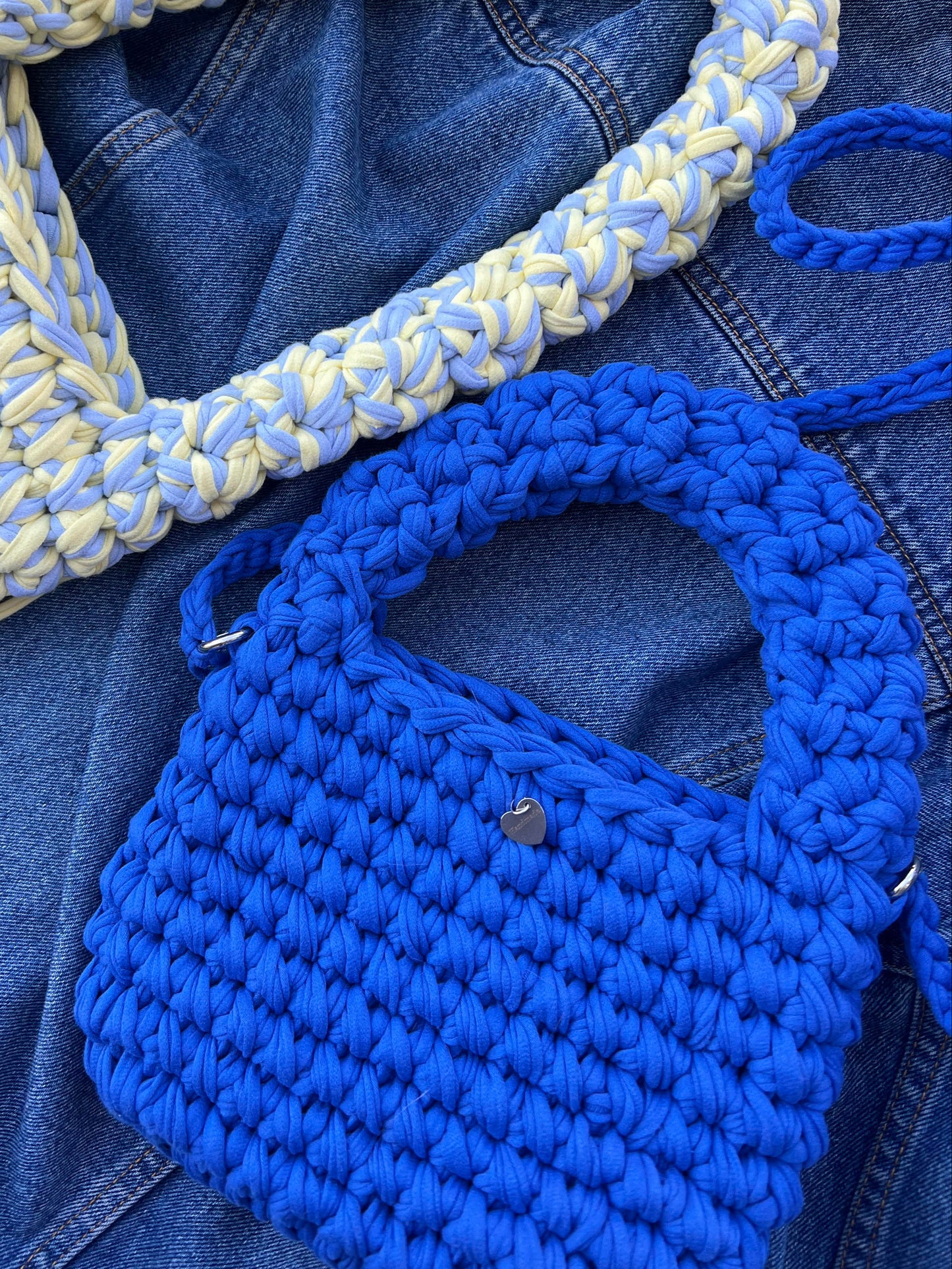 MUSHROOM Hand Bag - Blue