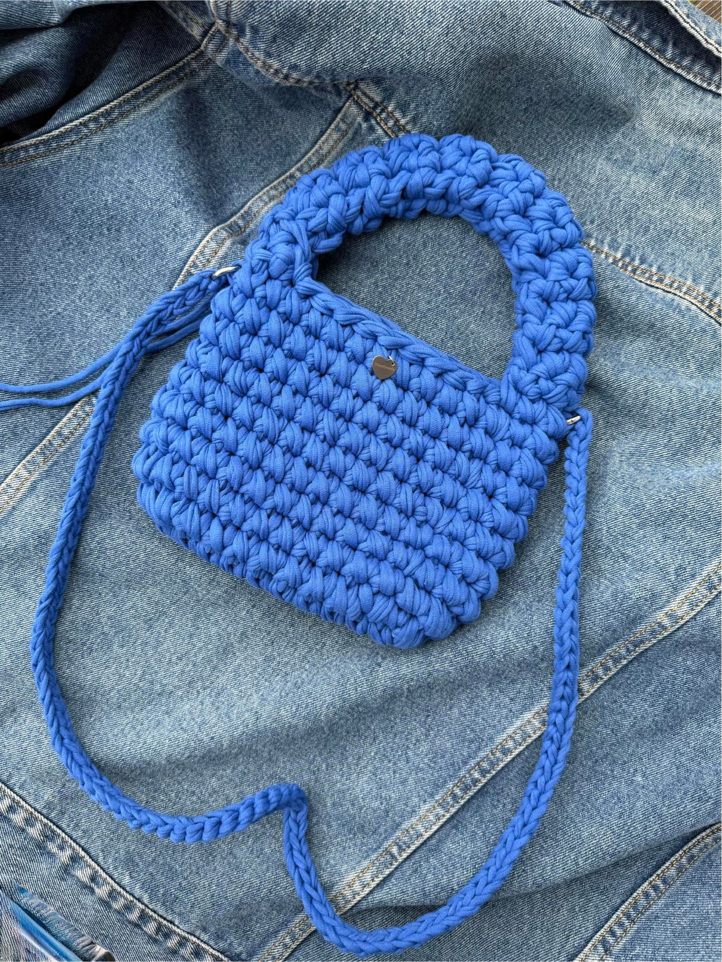 MUSHROOM Hand Bag - Blue