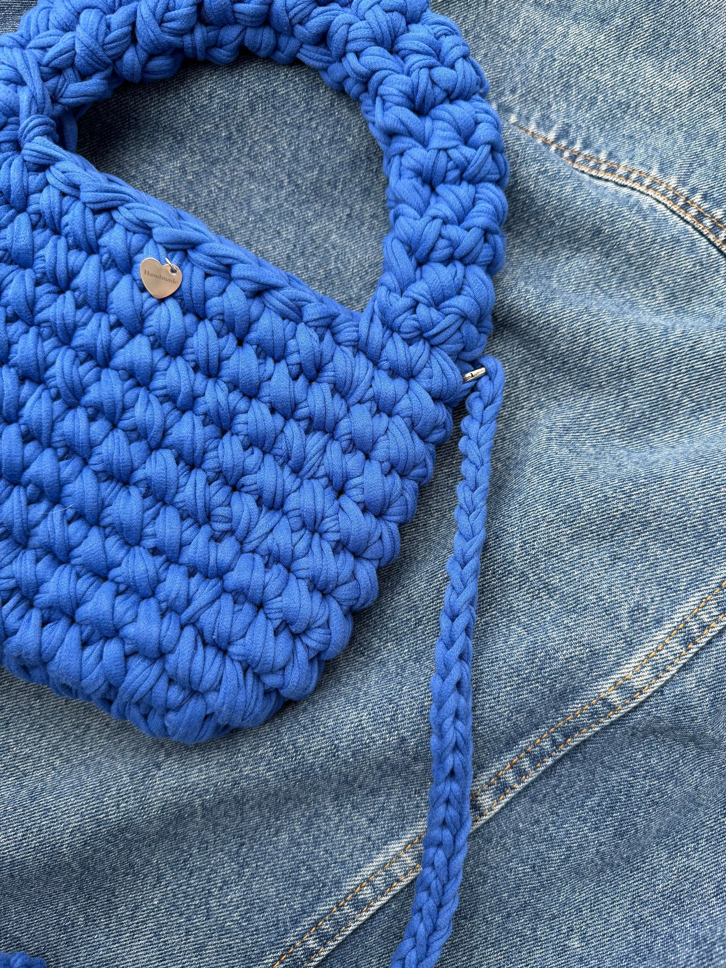 MUSHROOM Hand Bag - Blue