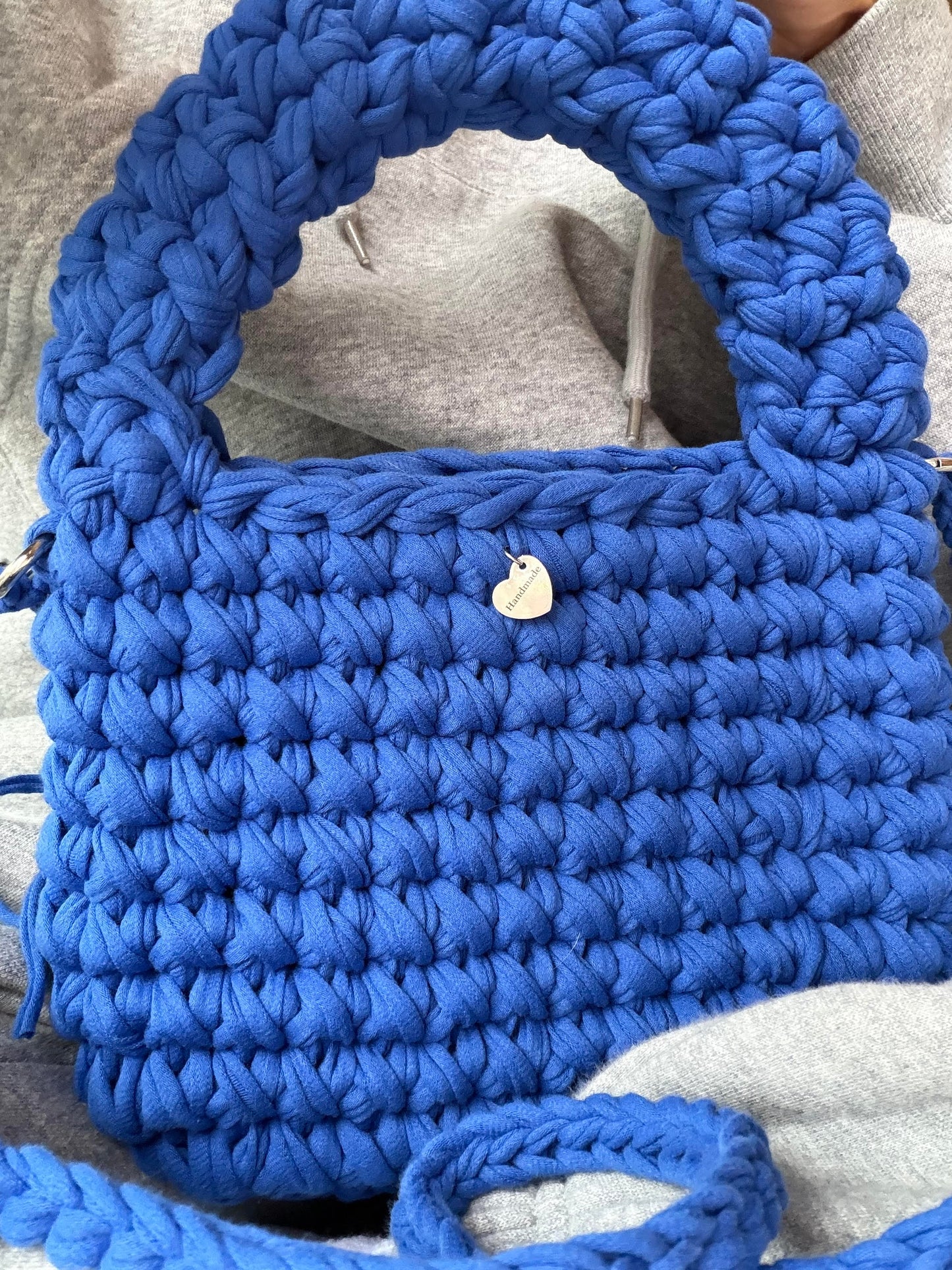 MUSHROOM Hand Bag - Blue