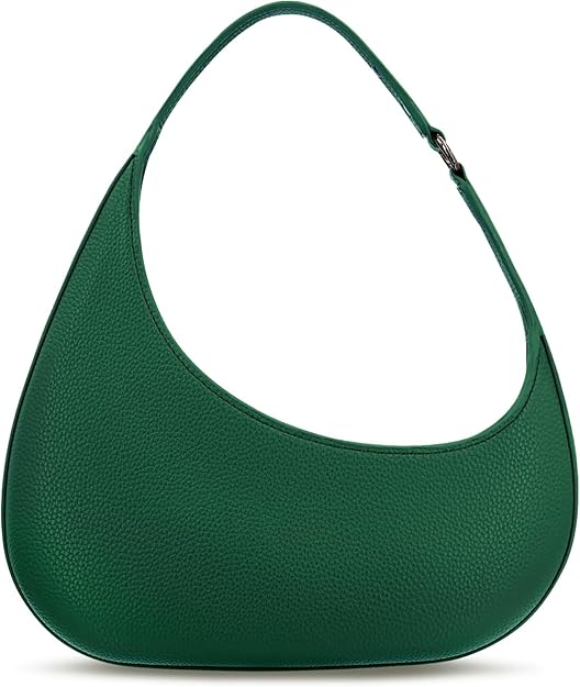 Leather Moon Shoulder Bag