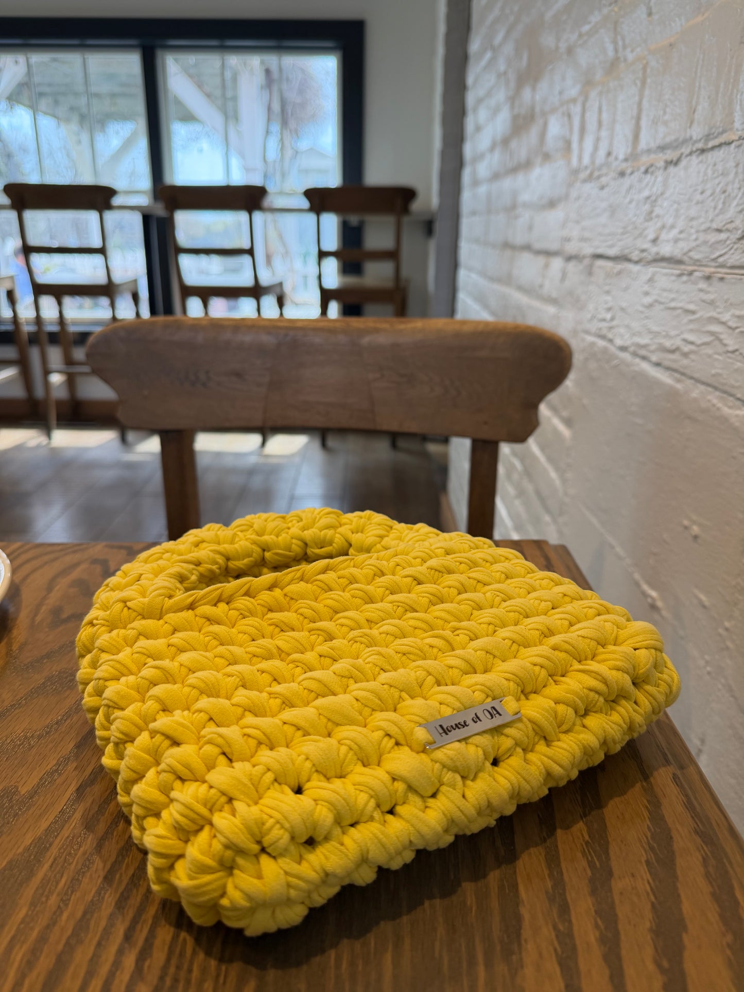 MUSHROOM Handbag -Sunshine Yellow