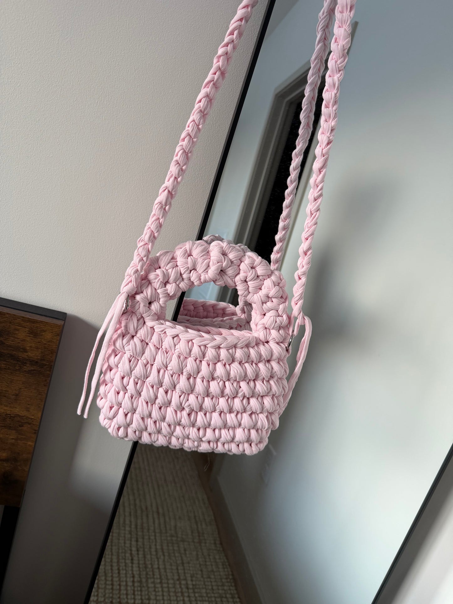 MUSHROOM Bag - Blush Pink