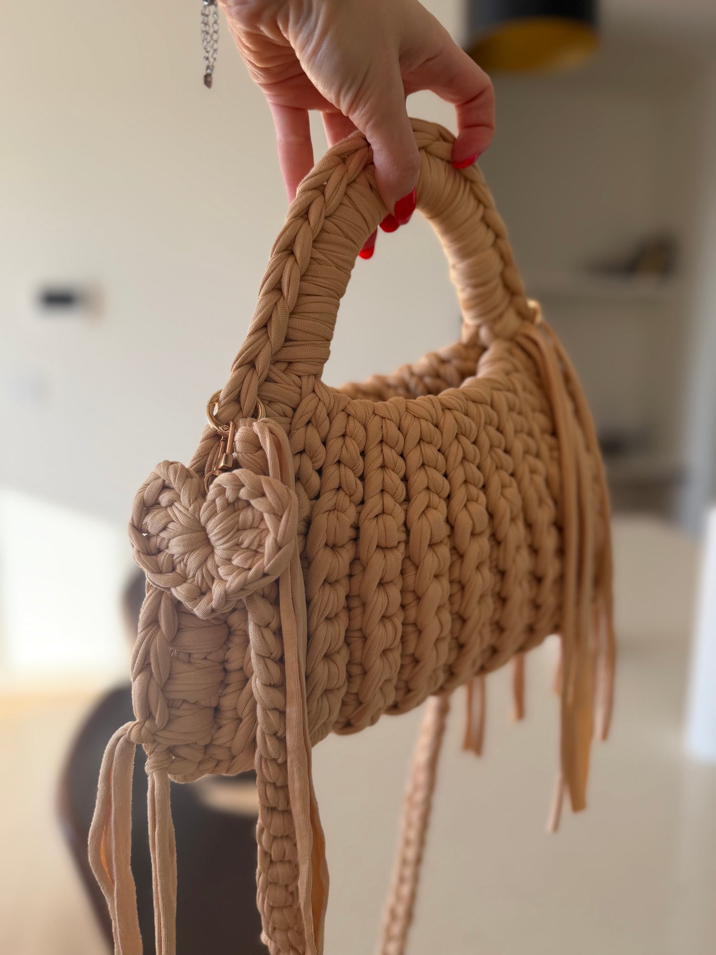 CLEO Handbag - Khaki Beige