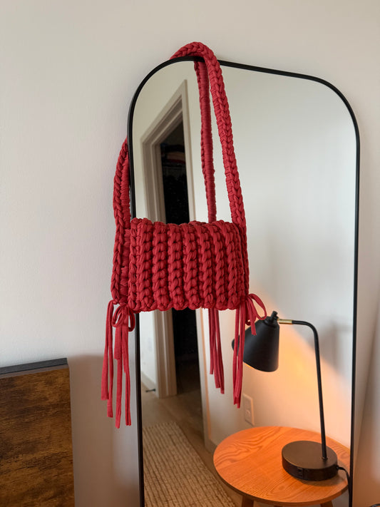 ZIA Shoulder Bag -Red