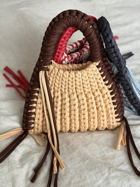 CLEO Handbag - Khaki Blocked